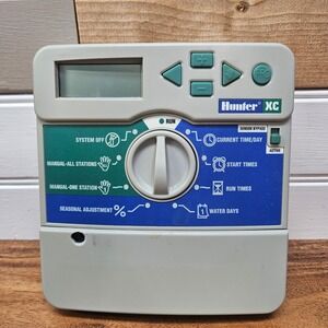 Hunter XC-400i X-Core 4 Station Indoor Irrigation Sprinkler Controller Untested